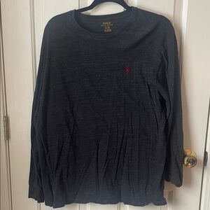 Polo by Ralph Lauren Men's Dark Gray Long Sleeve Tee